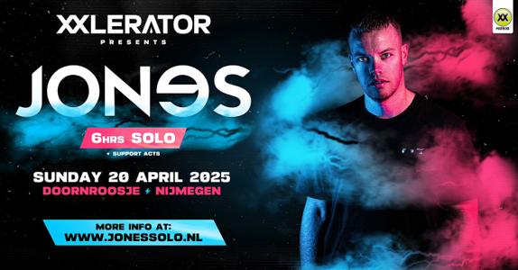 XXlerator presents: Jones 6 hours solo image