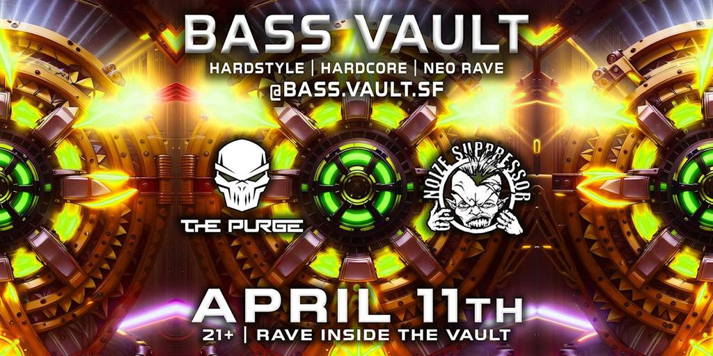 Bass Vault presents: The Purge & Noize Suppressor image