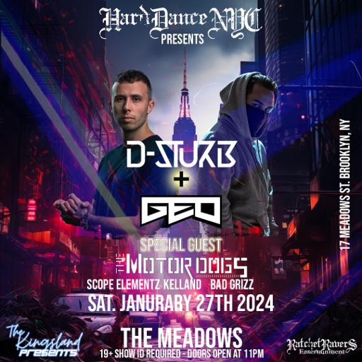 Hard Dance NYC presents: D-sturb & GEO image